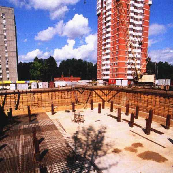 Строительство жилого дома.